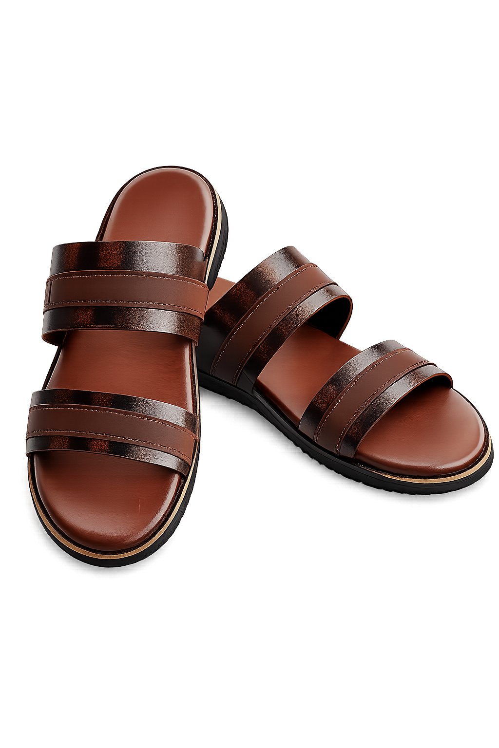 Men's Dual-Tone Double Strap