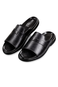 Brown & Black  Premium Soft Sole Slides for Men