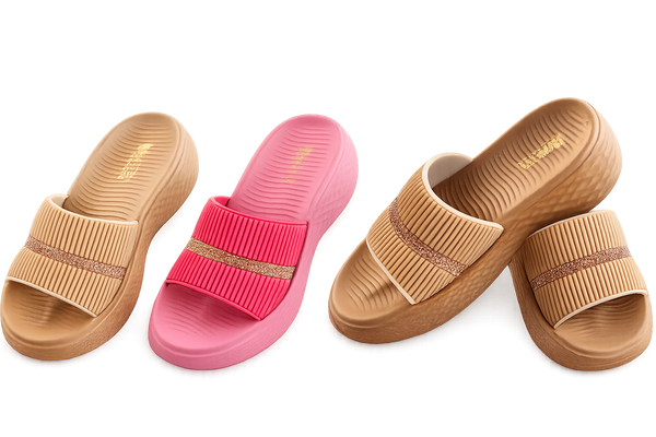Women's Rhinestone Comfort Slider