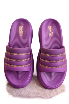 Women's Rhinestone Comfort Slider
