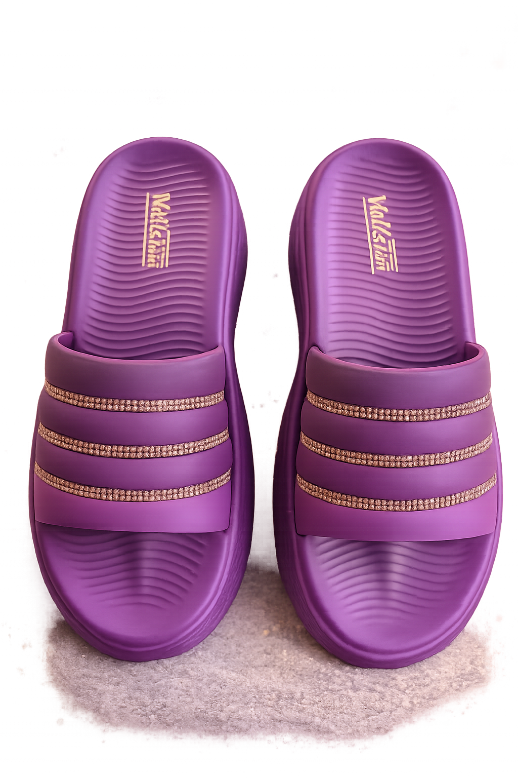Women's Rhinestone Comfort Slider