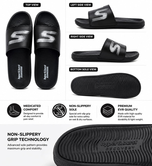 Men's Comfort Slide Slippers