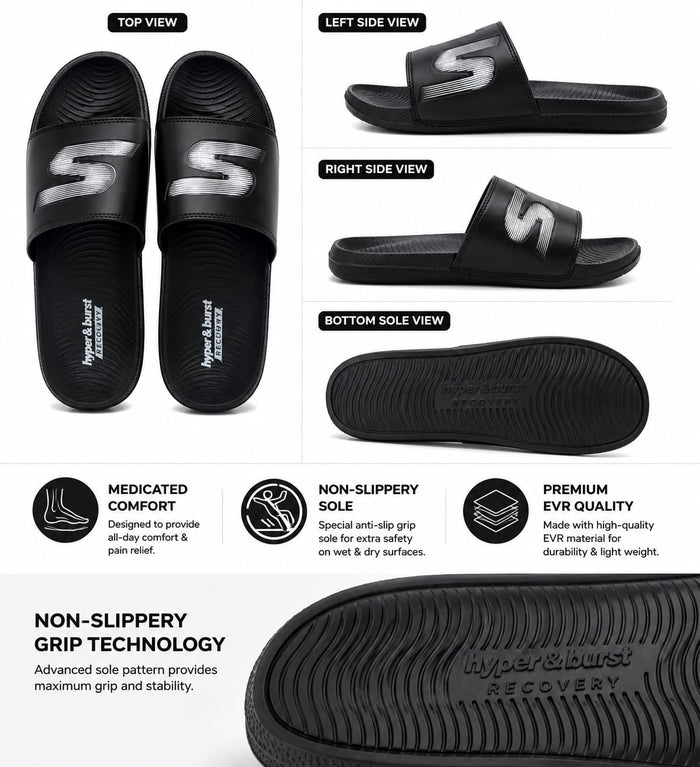 Men's Comfort Slide Slippers