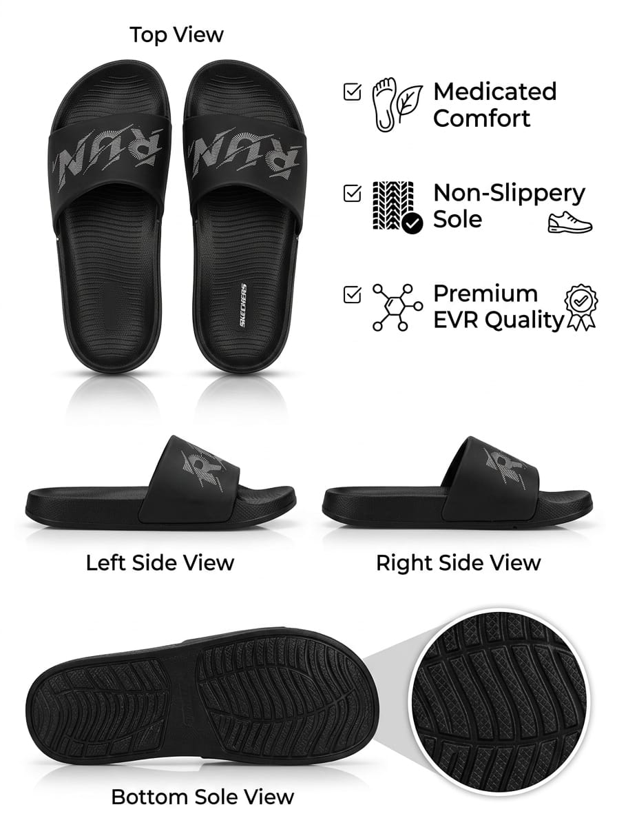 Men's Comfort Slide Slippers