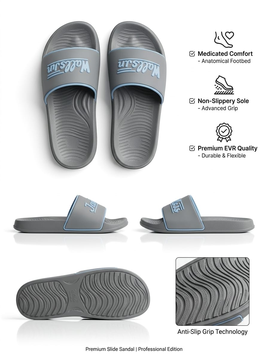 Men's Comfort Slide Slippers