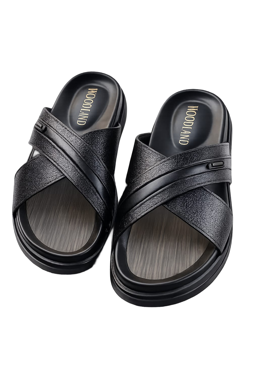 Premium Men's Cross Strap Slides