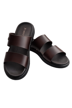 Premium Men's Double Strap Comfort Slides