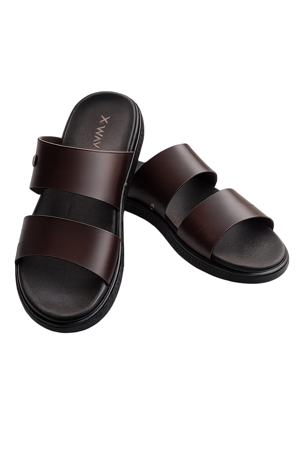 Premium Men's Double Strap Comfort Slides